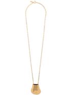 Marni Wide Chain Face Necklace - Gold