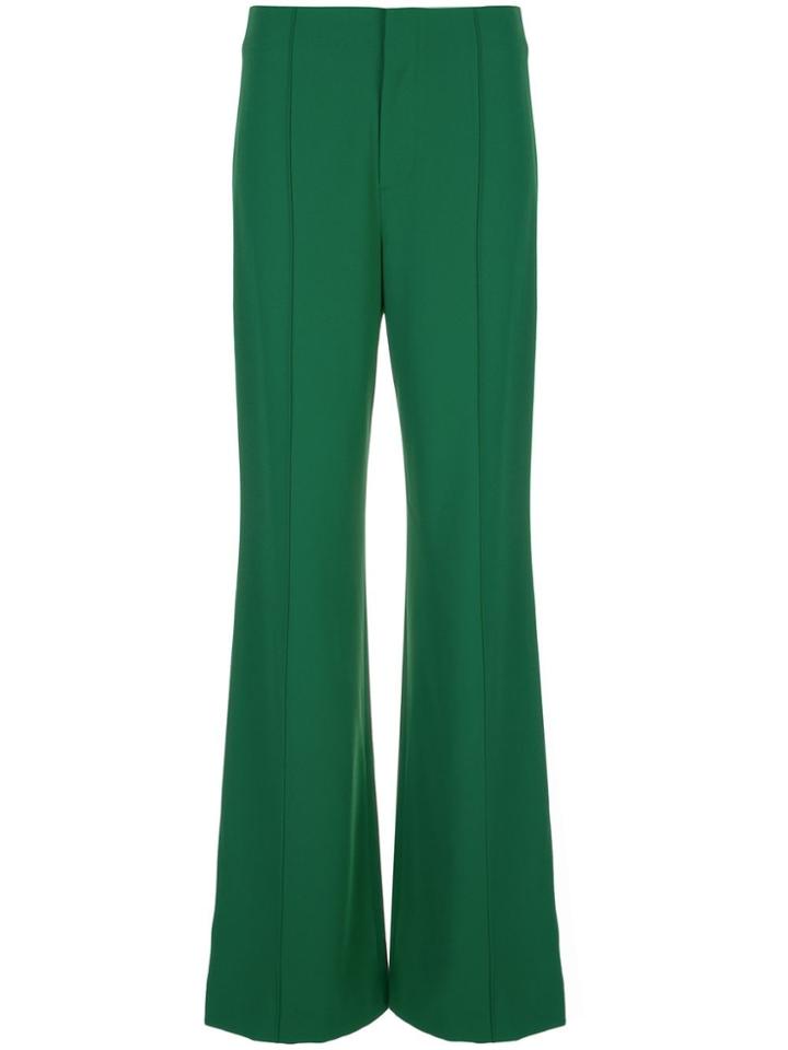 Alice+olivia Dylan Clean Hw Wide Leg Pant - Green