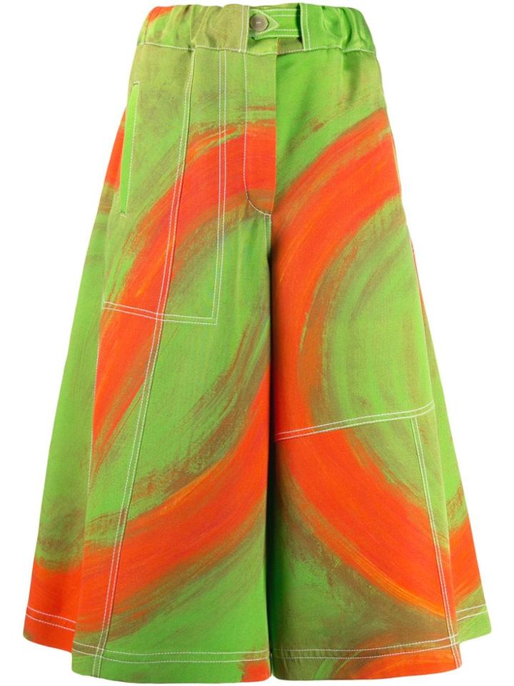 Loewe Wide Leg Culottes - Green