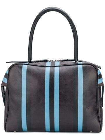 Marni Vintage Striped Tote - Brown
