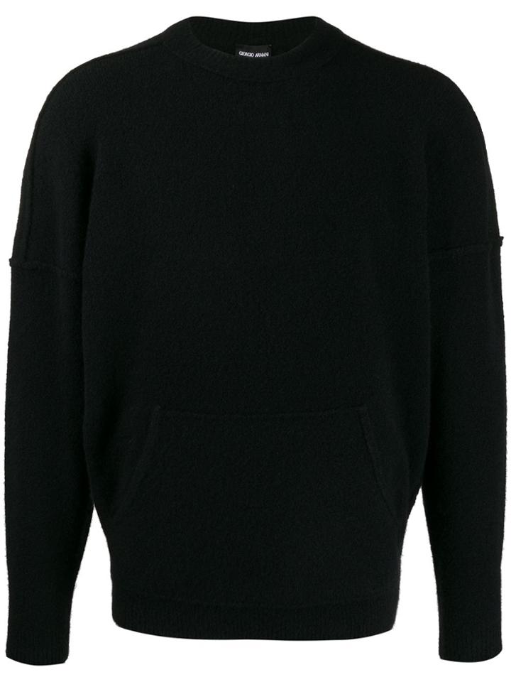 Giorgio Armani Knitted Jumper - Black