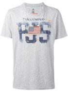 Parajumpers Flag Patch T-shirt, Men's, Size: Xl, Grey, Cotton