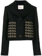 Mulberry Eloise Eyelet Jacket - Black