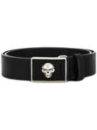 Just Cavalli Skull Belt - Black