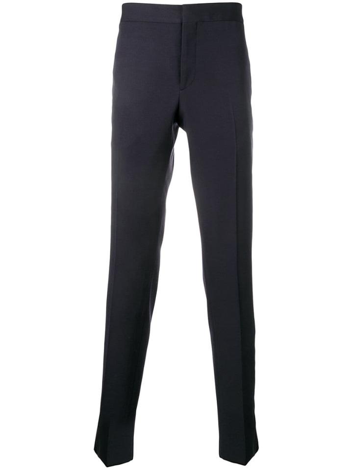 Saint Laurent Tuxedo Trousers - Blue