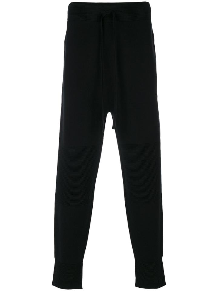 Helmut Lang Lateral Zip Sweatpants - Black