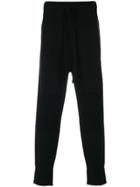 Helmut Lang Lateral Zip Sweatpants - Black