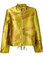 Dorothee Schumacher - Zipped Jacket - Women - Polyester - 1, Yellow/orange, Polyester