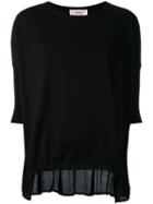 Jucca - Boxy Sweatshirt - Women - Cotton/viscose - M, Black, Cotton/viscose