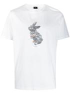 Ps Paul Smith Printed Crew Neck T-shirt - White