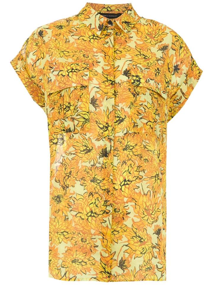 Andrea Marques Printed Shirt - Yellow