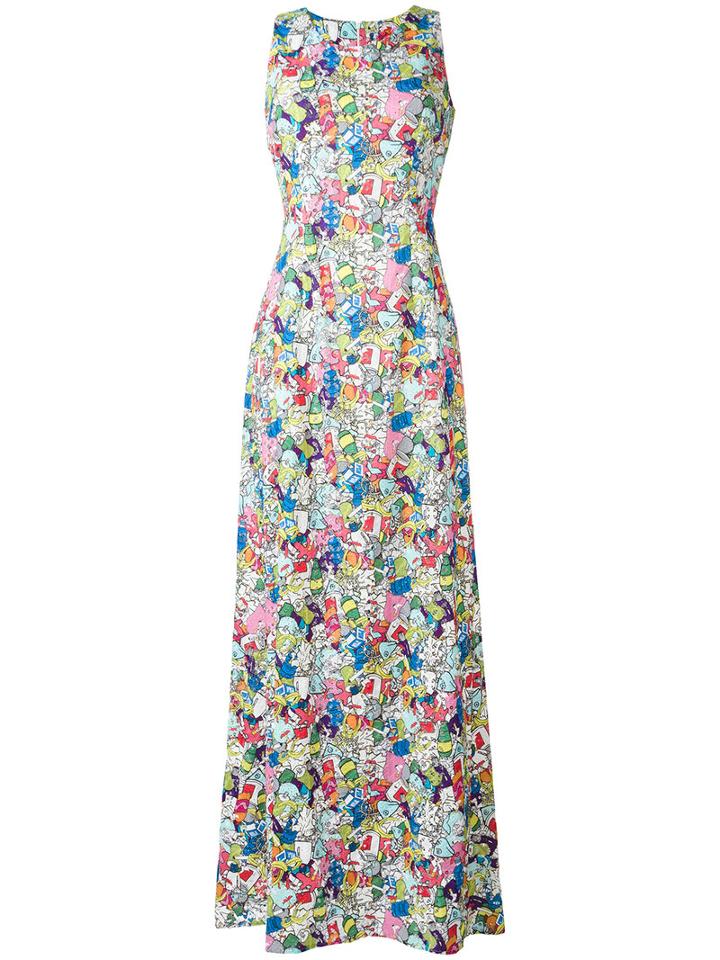Ultràchic Long Sleeveless Dress, Women's, Size: 42, Cotton