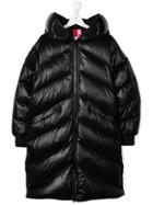 Ai Riders On The Storm Teen Hooded Padded Coat - Black