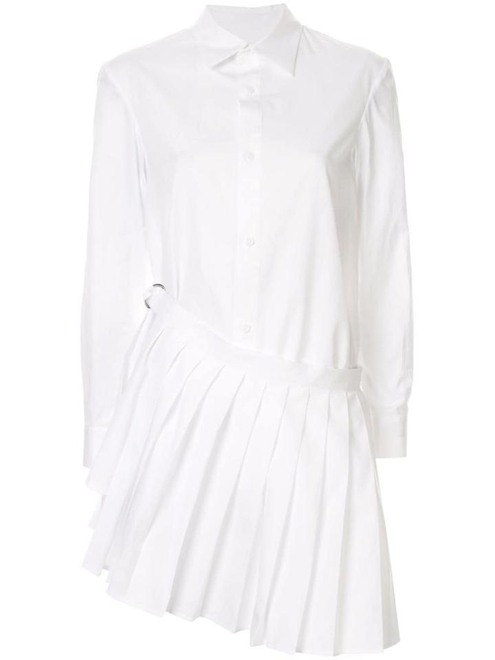 Yohji Yamamoto Pleated Detail Button-up Shirt - White