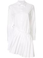 Yohji Yamamoto Pleated Detail Button-up Shirt - White