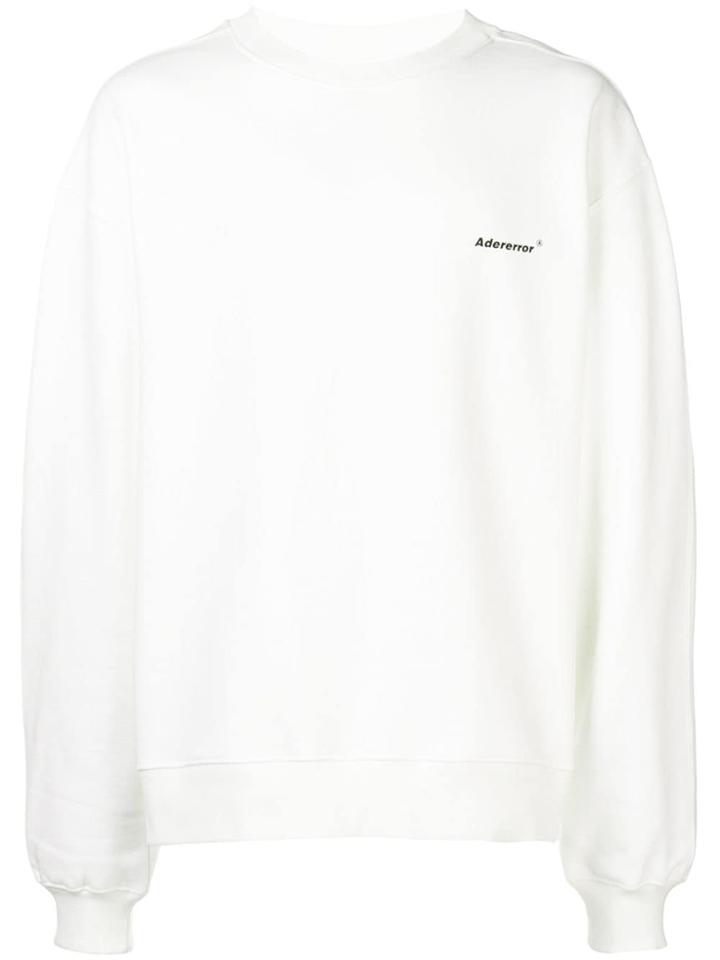 Ader Error Oversized Sweatshirt - White