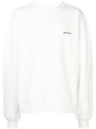 Ader Error Oversized Sweatshirt - White