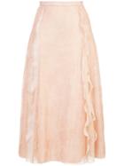 Red Valentino Lace Layer Skirt - Pink & Purple