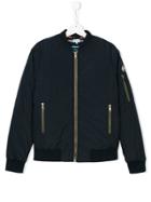 Paul Smith Junior Bomber Jacket - Blue