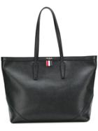 Thom Browne Pebbled Leather Bucket Tote Bag - Black