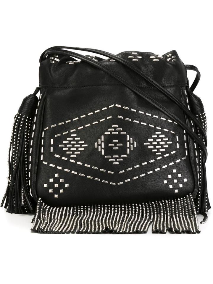 Saint Laurent Studded Bucket Bag