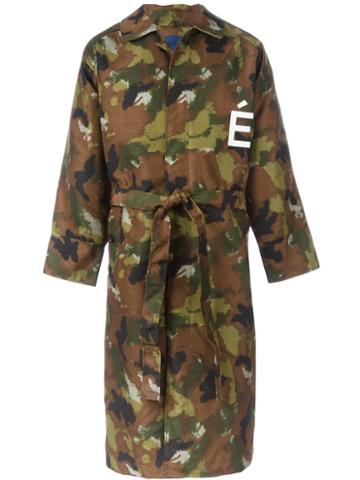 Études Studio Camouflage Trenchcoat