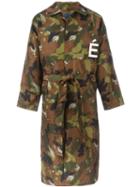 Études Studio Camouflage Trenchcoat