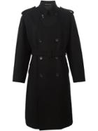Yohji Yamamoto Vintage Oversized Trench Coat - Black