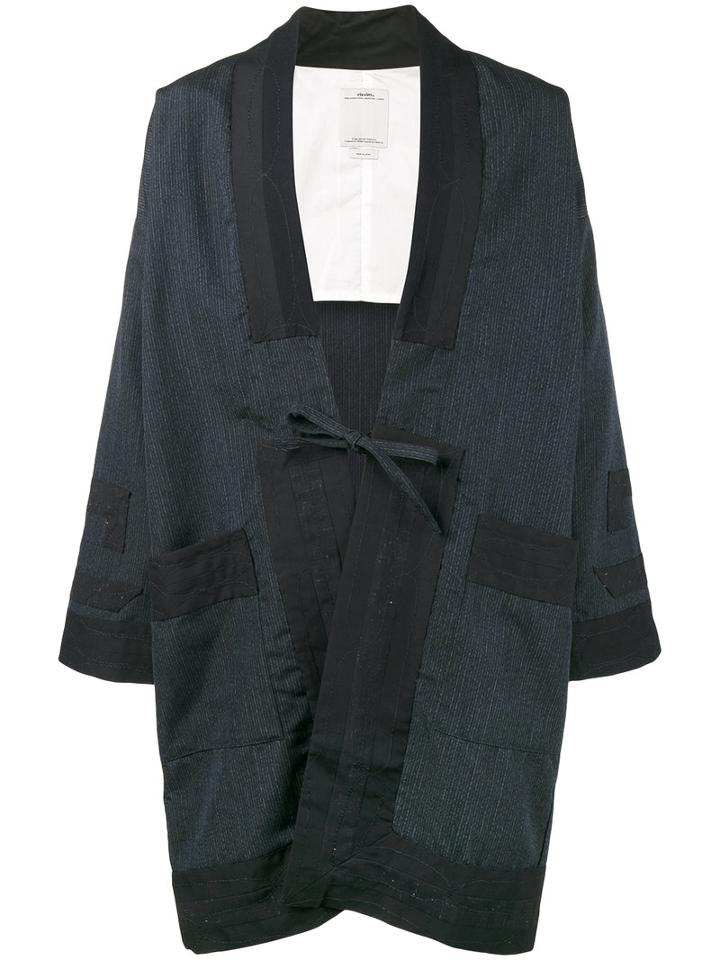 Visvim - Kimono Coat - Men - Cotton/linen/flax/mohair/wool - 2, Blue, Cotton/linen/flax/mohair/wool