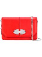 Carven Chain Strap Shoulder Bag, Women's, Red, Leather