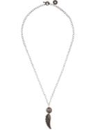 Carole Shashona 'serenity Soul Wing' Diamond Necklace, Women's, Black