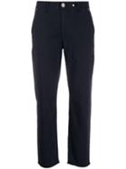 Rag & Bone Cropped Slim-fit Trousers - Blue