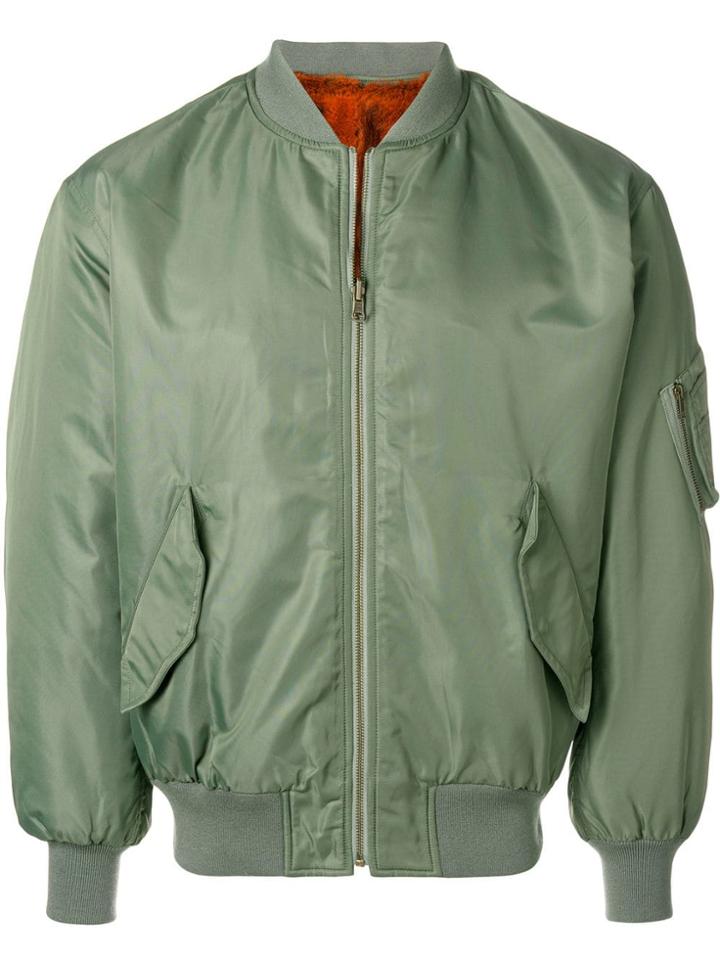 Liska Reversible Bomber Jacket - Green