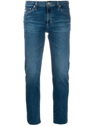 Ag Jenas Prima Ankle Cropped Jeans - Blue