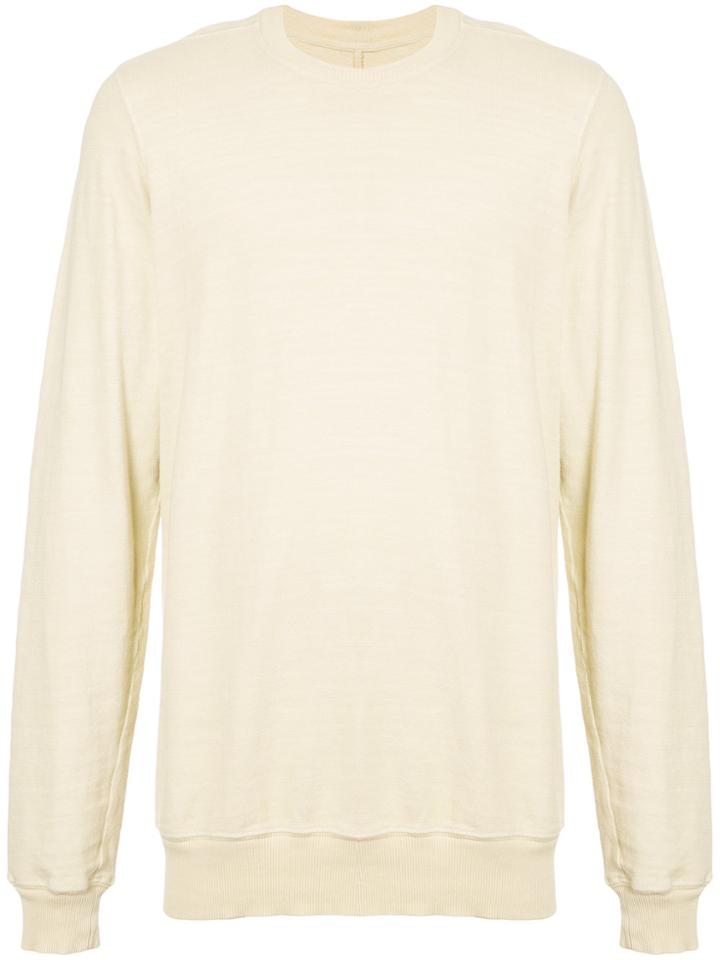 Rick Owens Drkshdw Slouchy Crewneck Sweatshirt - Yellow & Orange