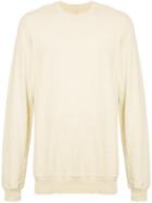 Rick Owens Drkshdw Slouchy Crewneck Sweatshirt - Yellow & Orange