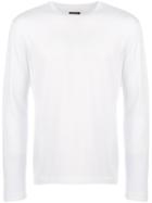 Z Zegna Long Sleeve T-shirt - White