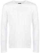 Z Zegna Long Sleeve T-shirt - White