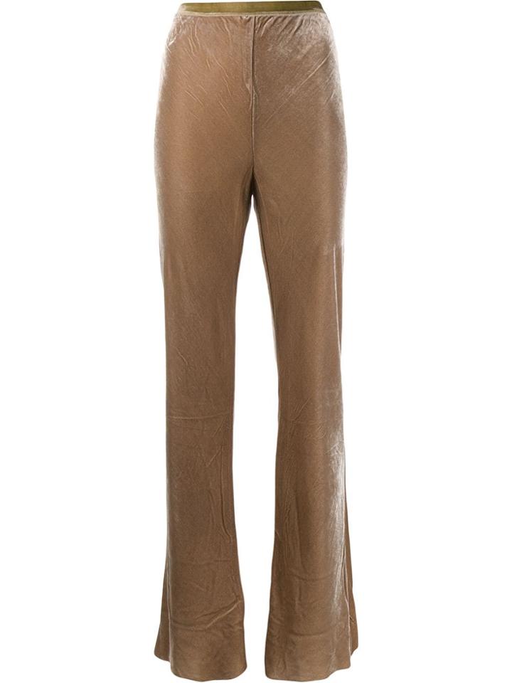 Mes Demoiselles Velvet Trousers - Neutrals