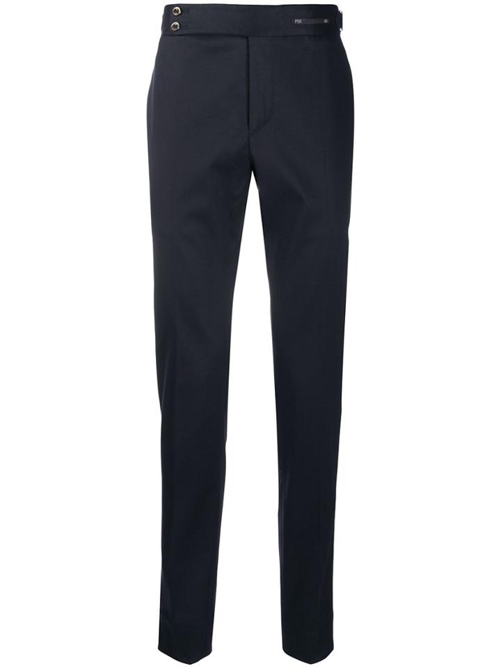 Pt01 Side Button Trousers - Blue