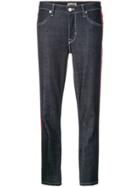 Zadig & Voltaire Elios Stripe Detail Jeans - Blue