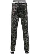 Philipp Plein Logo Drawstring Track Trousers - Silver