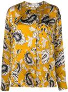 Forte Forte Floral Print Blouse - Yellow & Orange