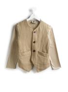 Lost And Found Kids Waistcoat Panel Jacket, Girl's, Size: 6 Yrs, Nude/neutrals