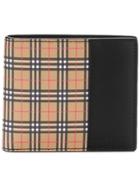 Burberry Scale Check Wallet - Brown