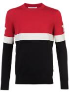 Givenchy Star Patch Paneled Jumper - Red