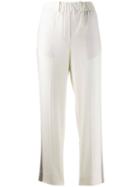 Incotex Appliqué Detail Trousers - White