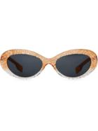 Burberry Glitter Cat-eye Frame Sunglasses - Orange