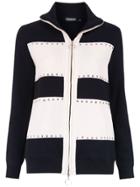 Reinaldo Lourenço Studded Colour Block Jacket - Black