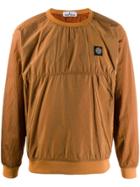 Stone Island Rip Stop Sweatshirt - Orange